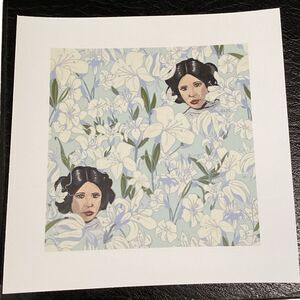 Society6 Princess Leia Mini Art Print NEW‎